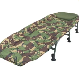 Wychwood Riot Tactical Camo Compact 6 Leg Bedchair Carp Fishing Q8013 NEW