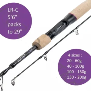 Wychwood Agitator 5ft6 Fishing Spinning Baitcasting Travel Lure Rod LR-C Compact