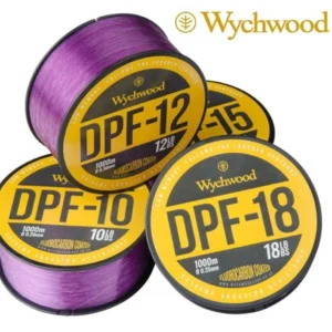 Wychwood Deep Purple DPF Carp Fishing Coated Fluoro Monofilament Mono Line 1000m
