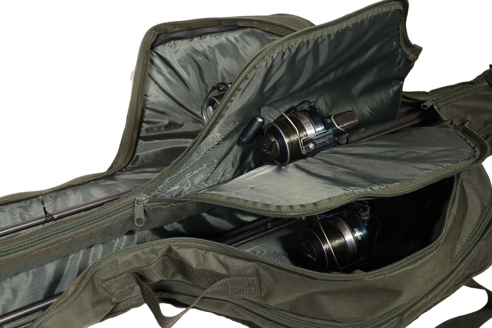 Patriot 10ft Padded 2 or 3 Rod Holdalls All Standard 10ft 2 PC Rods Fit