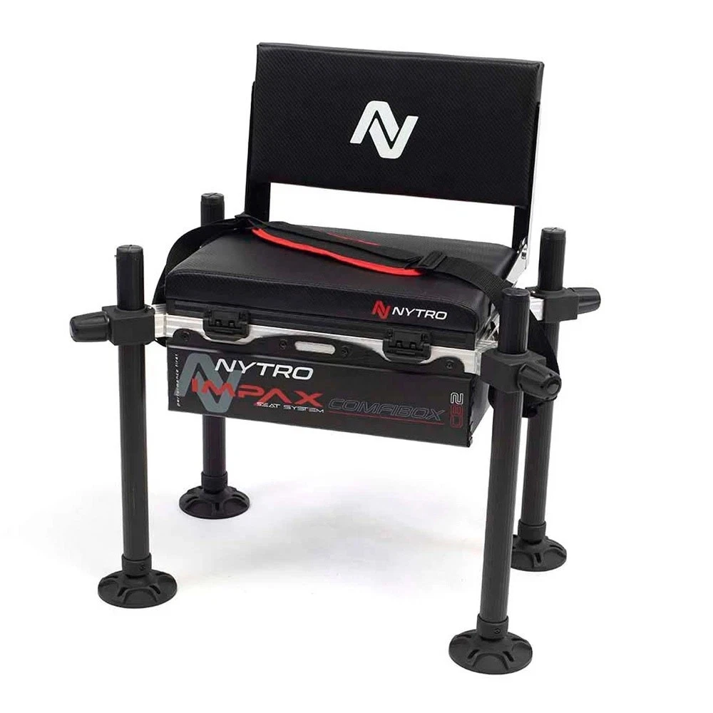 Nytro Seat Box System Impax ComfiBox CB2 Padded Backrest Telescopic Legs