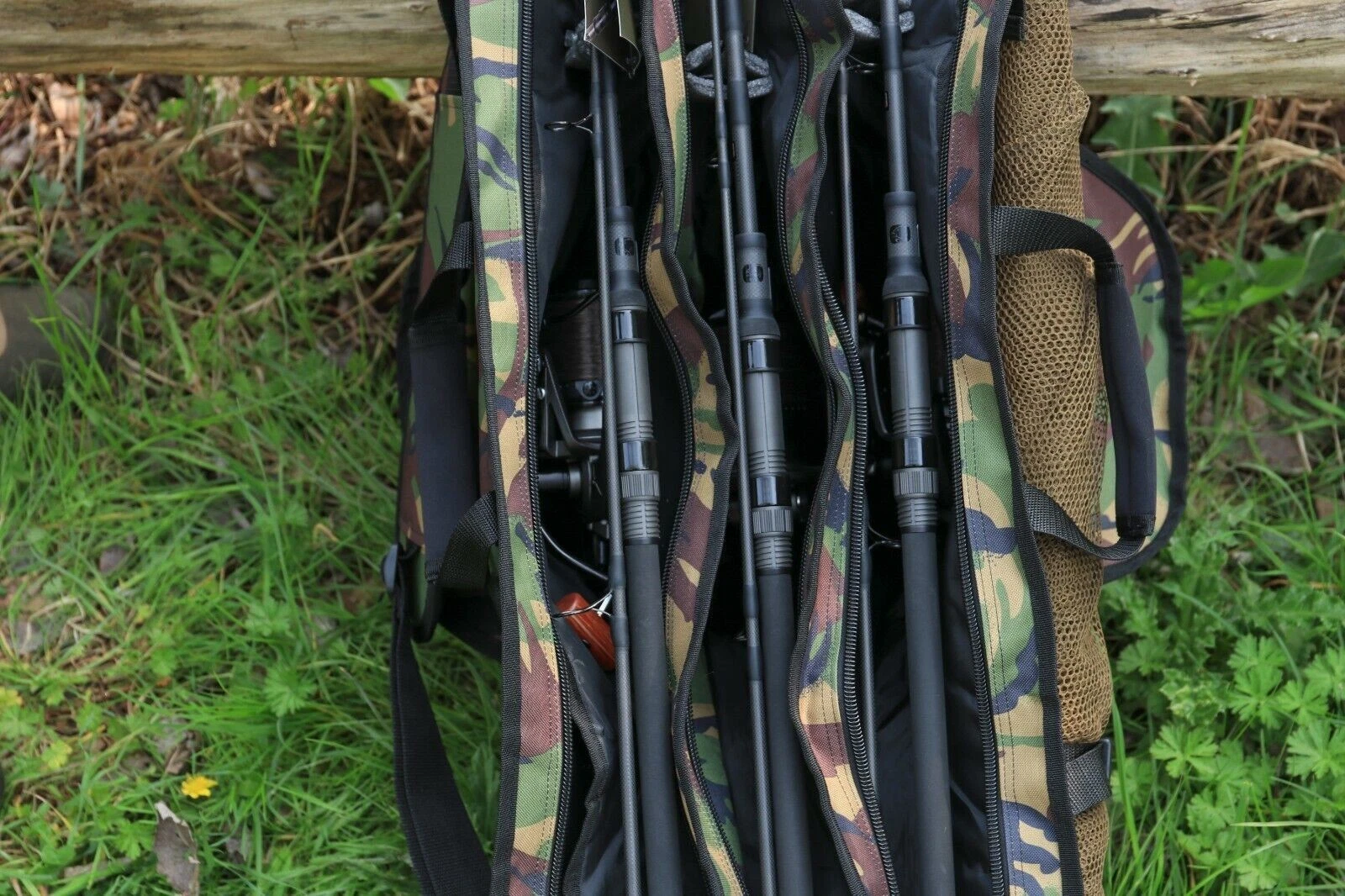 Patriot DPM Camo 10ft Rod Holdalls Padded 2 or 3 Rod All 10ft 2 PC Rods Fit - Image 3