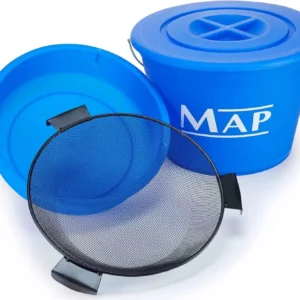 Map New 25L Ground Bait Match Fishing Bucket, Bowl and Riddle Set