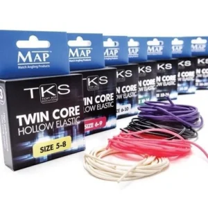 3 Packets Of MAP TKS Twin Core Hollow Elastic 3m Pole Fishing Choice