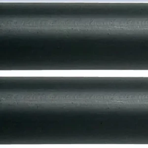 2 X Leeda 6ft 6" 3" Plastic Carp Rod Tubes Black With End Caps