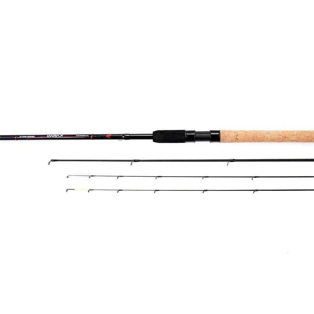 SONIK NYTRO IMPAX COMMERCIAL CARP FEEDER RODS 9FT 10FT 11FT + IMPAX 4000 REEL - Image 3